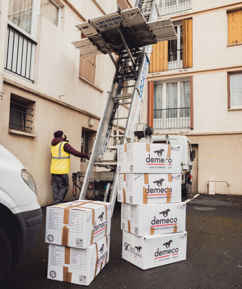 Monte meuble avec CTD Déméco